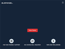 Tablet Screenshot of blogwings.com